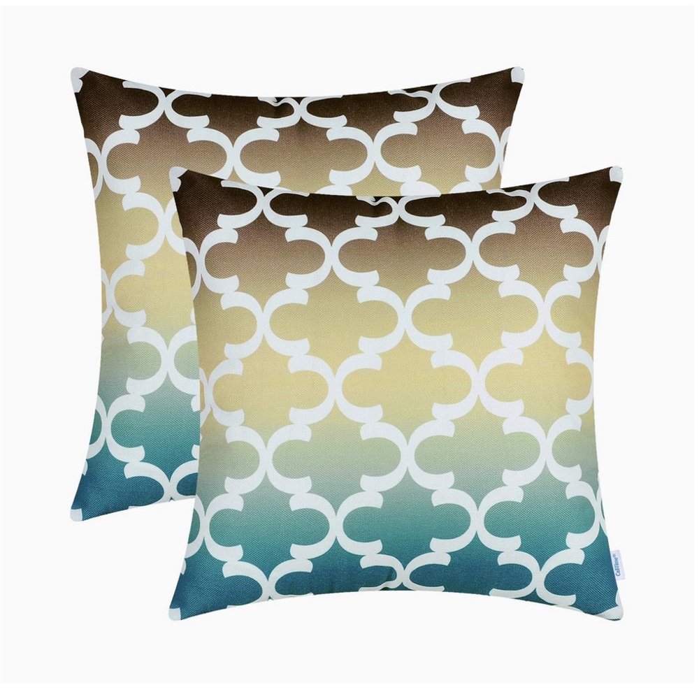 NWOT CaliTime Geometric pillow Covers